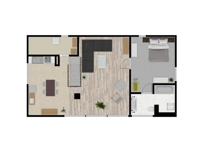 Freundliche Zweiraumwohnung In Ruhiger Lage Apartamento *